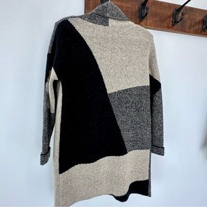LAURA Oversized Colour Block Cardigan